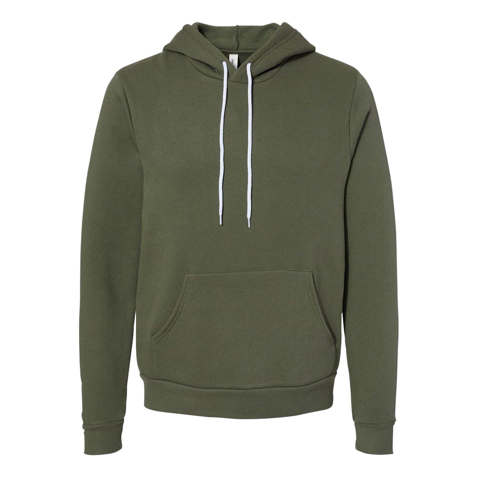 Image of Canvas Kapuzenpullover Kapuzensweatshirt Herren Militärgrün L