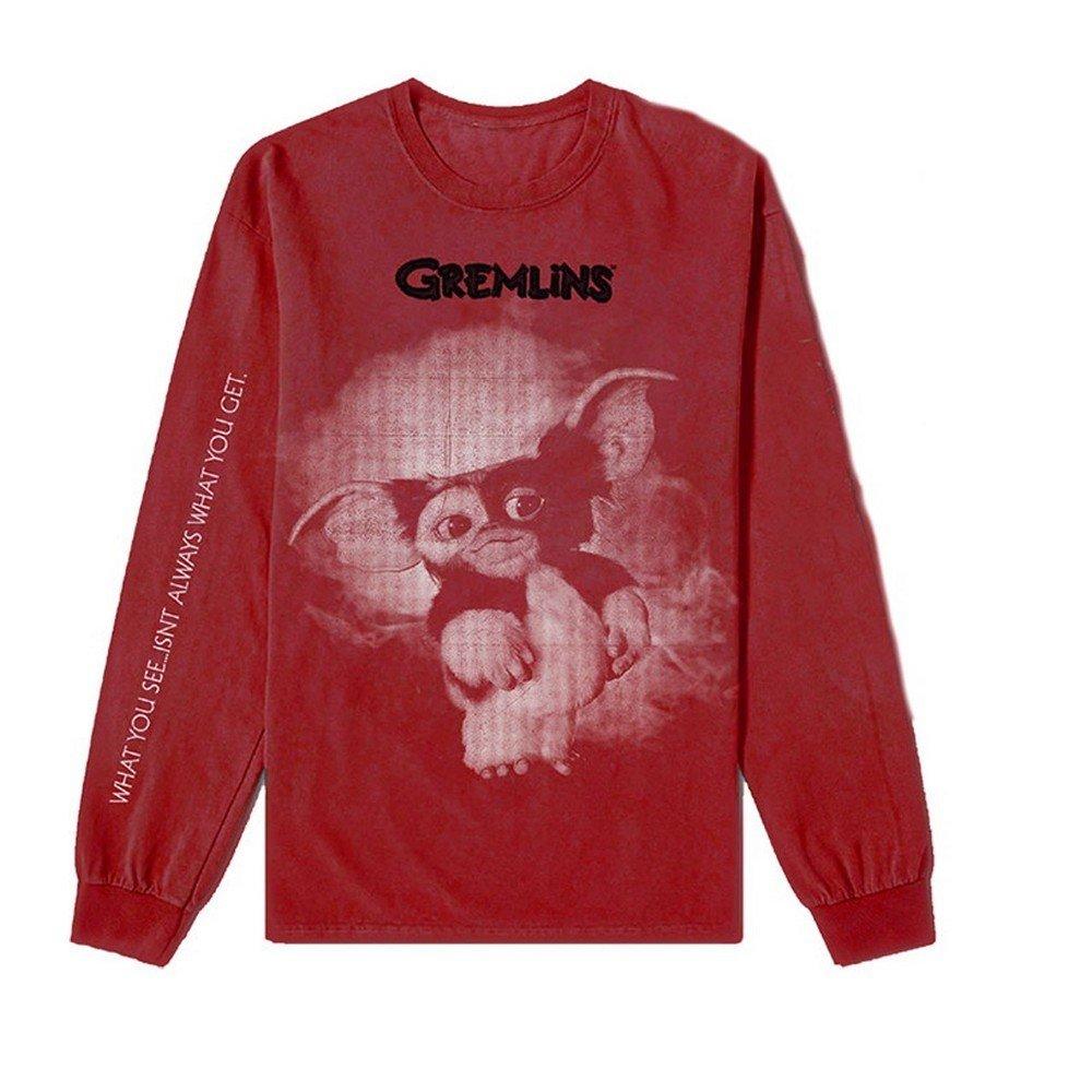 Image of Tshirt Langärmlig Damen Rot Bunt XL