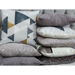 Beliani Lot de 2 coussins en Coton Moderne WEDELIA  