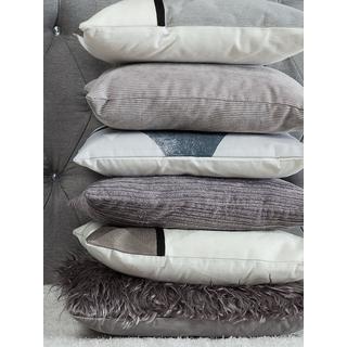 Beliani Lot de 2 coussins en Coton Moderne WEDELIA  