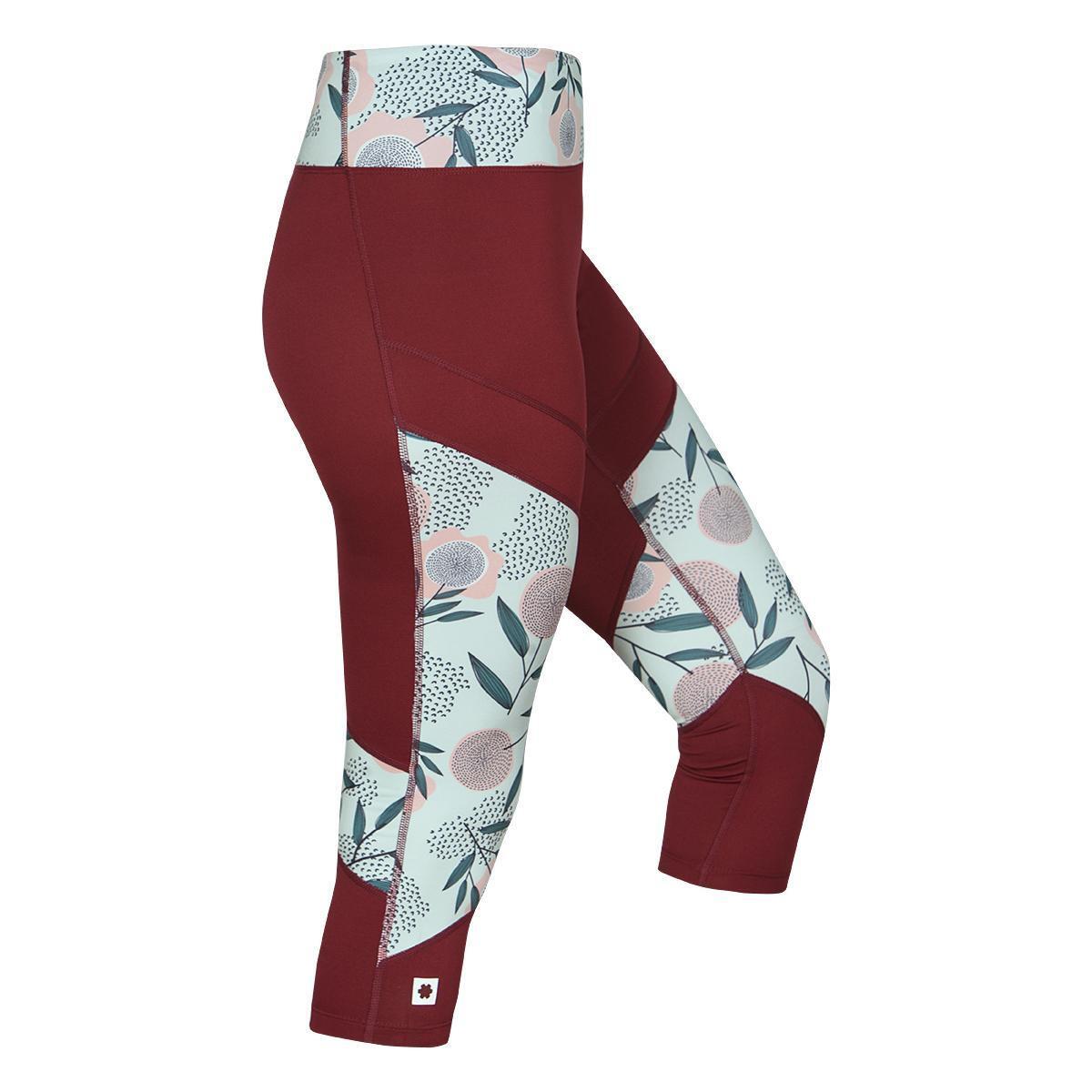 Ocun  leggings rhea 3/4 wine 