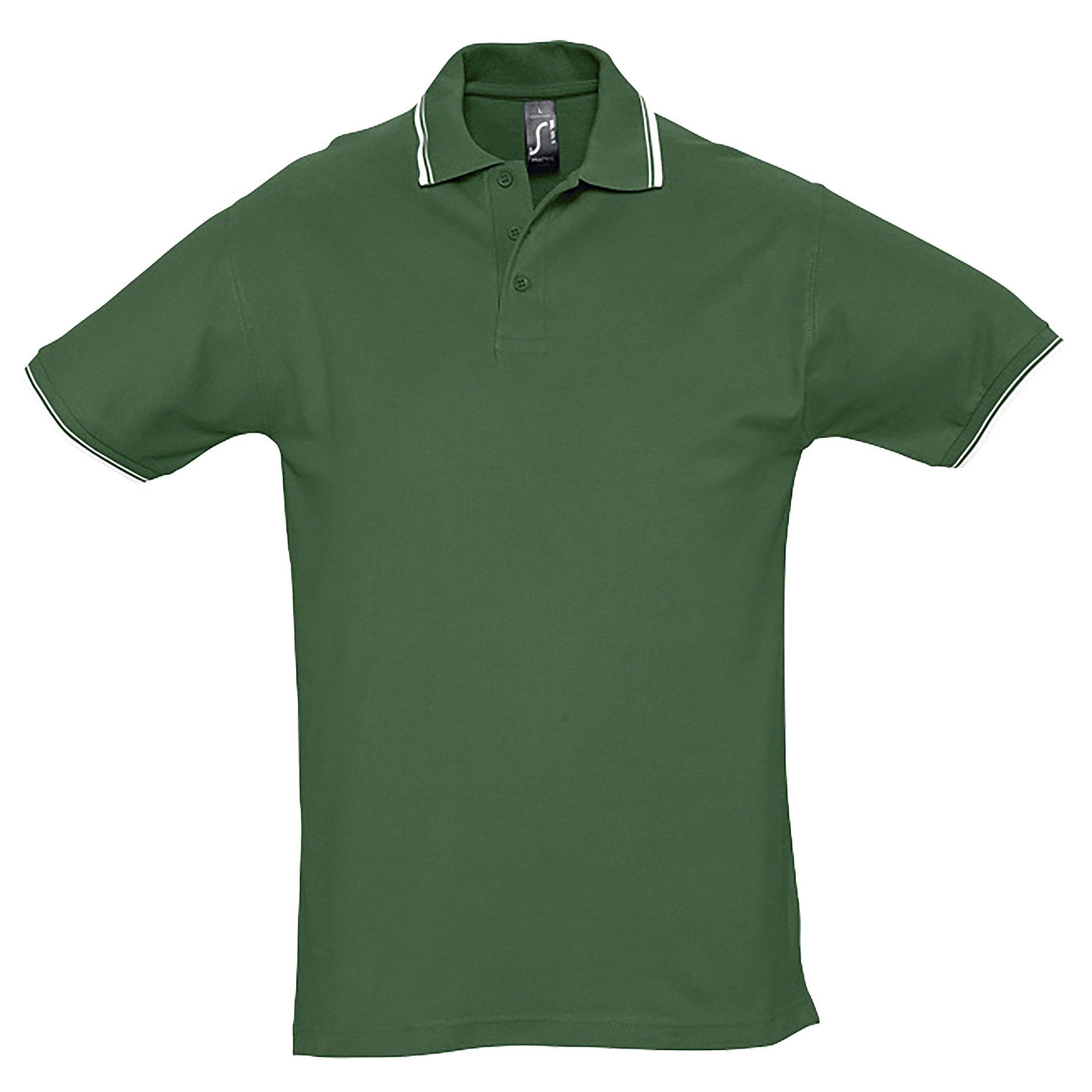 Image of Practice Pique Poloshirt, Kurzarm Herren Grün XXL