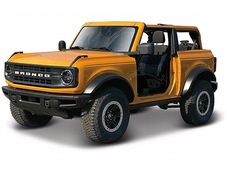 Image of Maisto 1:18 Ford Bronco Badlands 2021 Orange - ONE SIZE