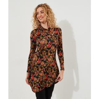 Joe Browns  Tunique Asymétrique Plissée Florale Automnale 