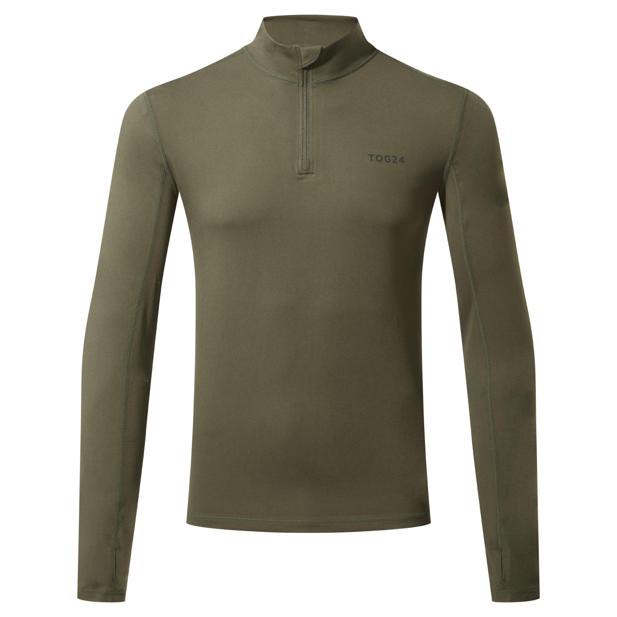 Image of Snowdon Base Layer Oberteil Mit Kurzem Reißverschluss Unisex Grün M