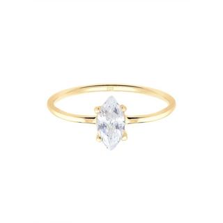 Elli  Bague Marquise Zircone Minimal 