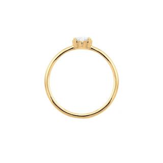 Elli  Bague Marquise Zircone Minimal 