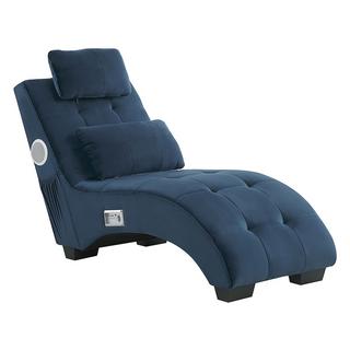 Beliani Chaise longue en Velours Moderne SIMORRE  