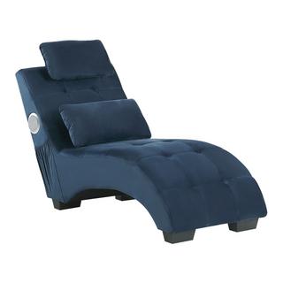 Beliani Chaise longue en Velours Moderne SIMORRE  