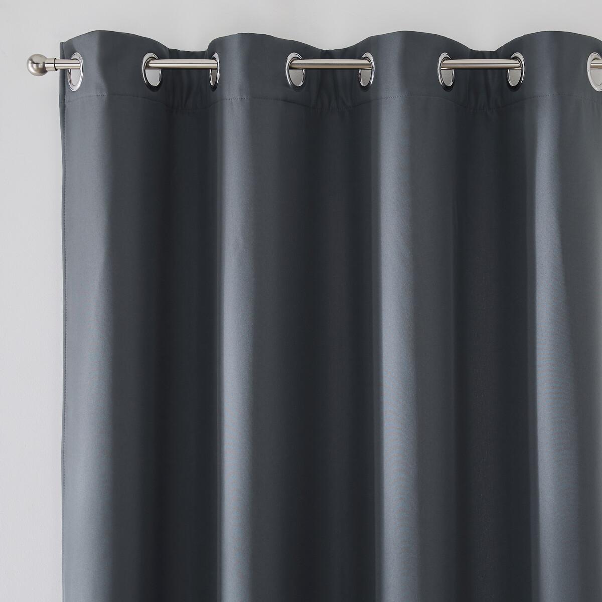 Image of Thermo-vorhang Tobison Unisex Grau 140x220cm