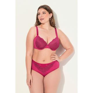 Ulla Popken  Soutien-gorge à armatures et coques souples, avec dentelle - bonnet B-E 