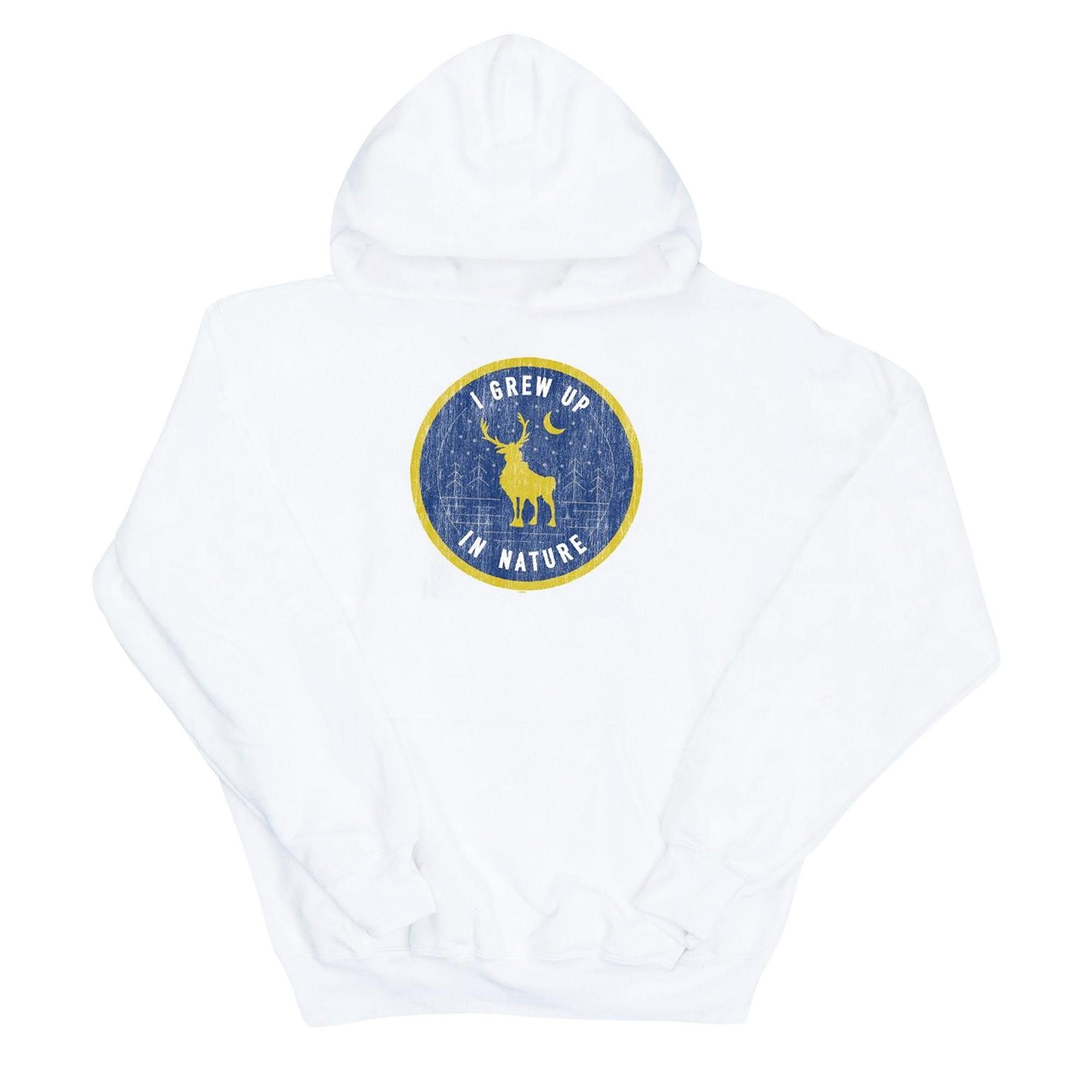 Image of Frozen 2 Sven I Grew Up In Nature Kapuzenpullover Unisex Weiss 140/146