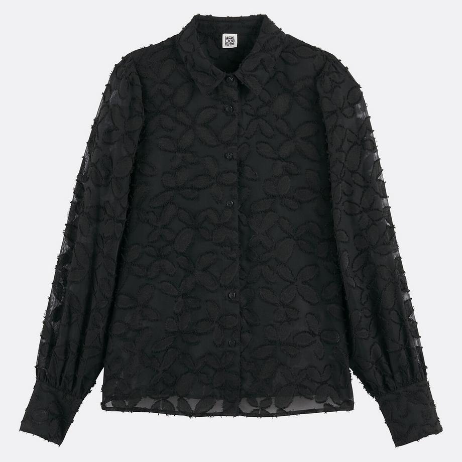 La Redoute Collections Chemisier Manches Longues Burnout  