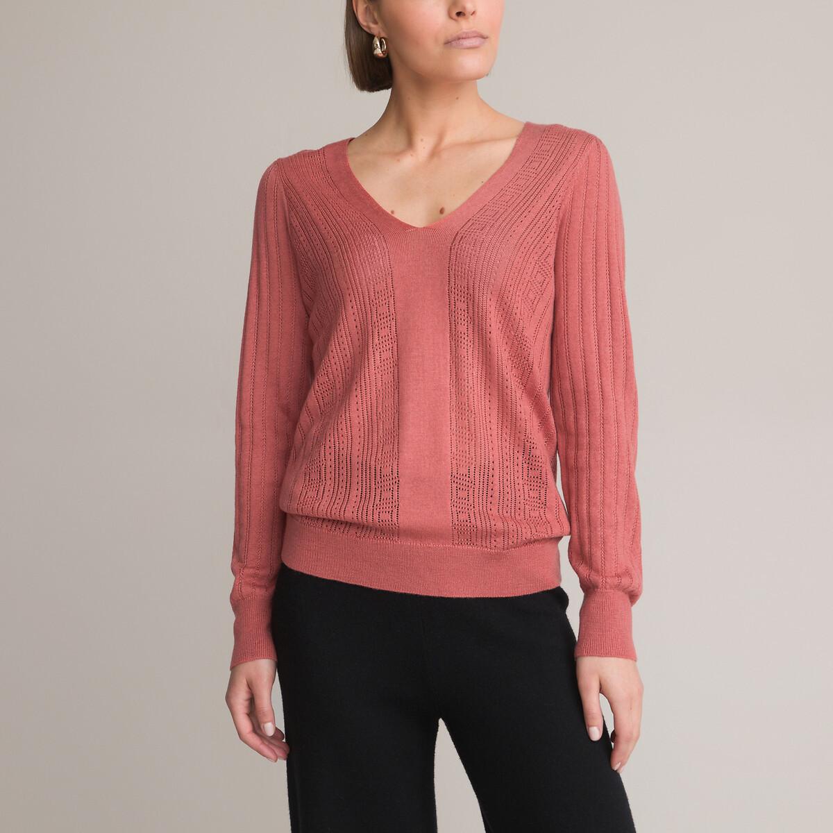 Image of Feinstrickpullover Damen Rosa 38