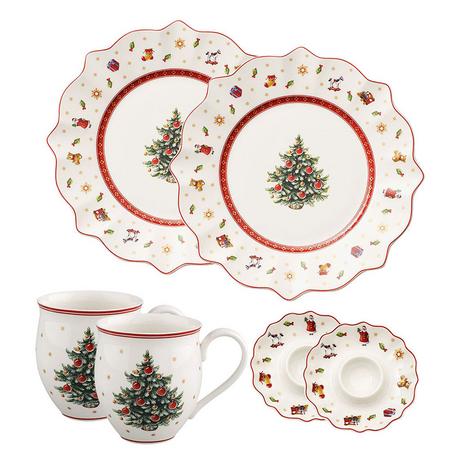 Villeroy&Boch  Set da colazione bianco Albero di Natale Toy's Delight 