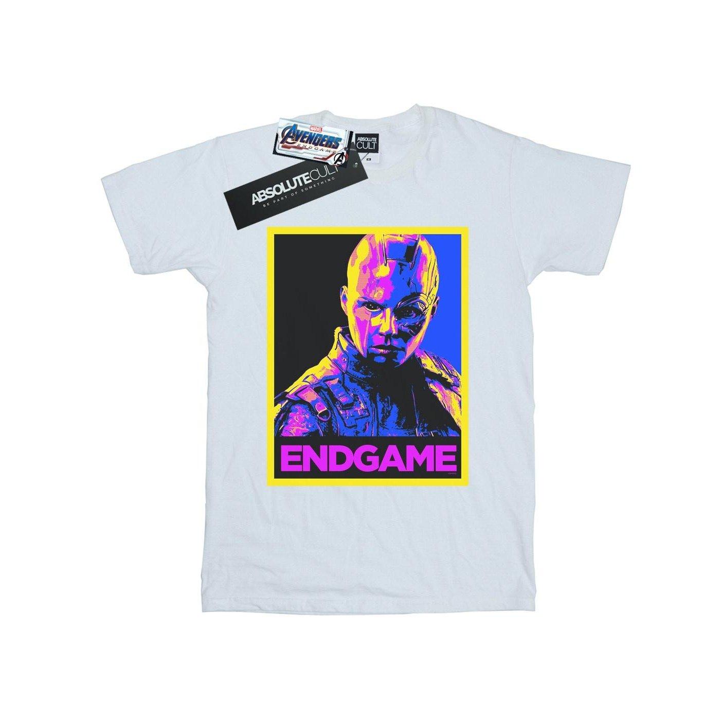 Image of Avengers Endgame Nebula Poster Tshirt Unisex Weiss 128