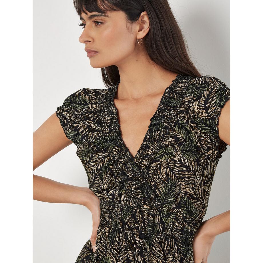 APRICOT Robe longue smockée Batik  