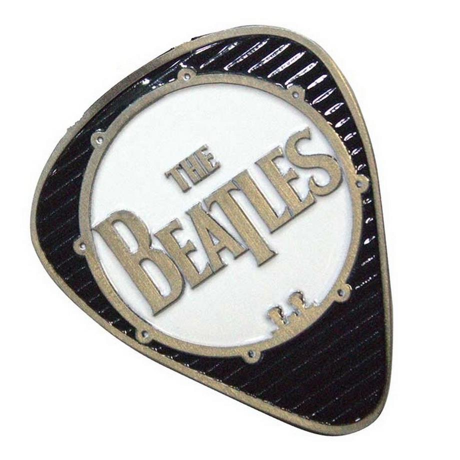 The Beatles Drum Logo Plettro Portachiavi  