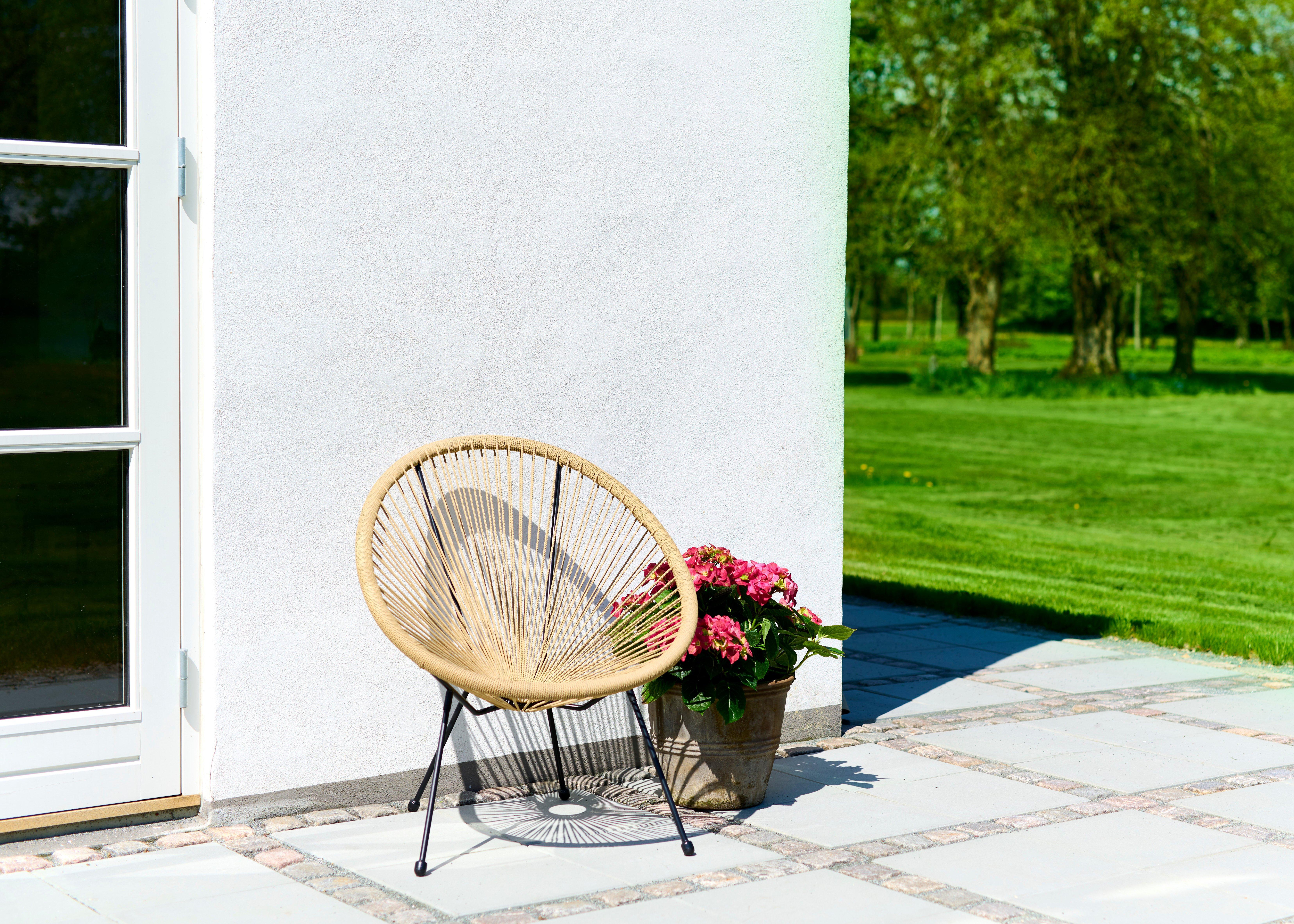 SCHOU Chaise de jardin ELISABETH EN LOT DE 2  