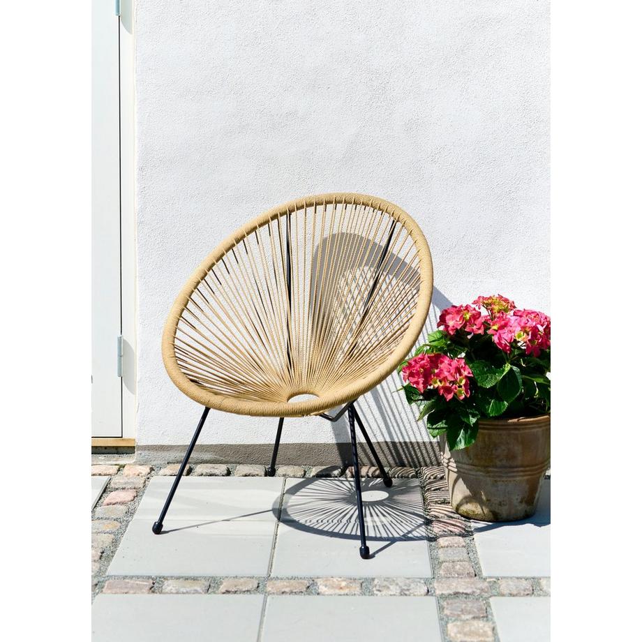 SCHOU Sedia da giardino ELISABETH IN SET DA 2  