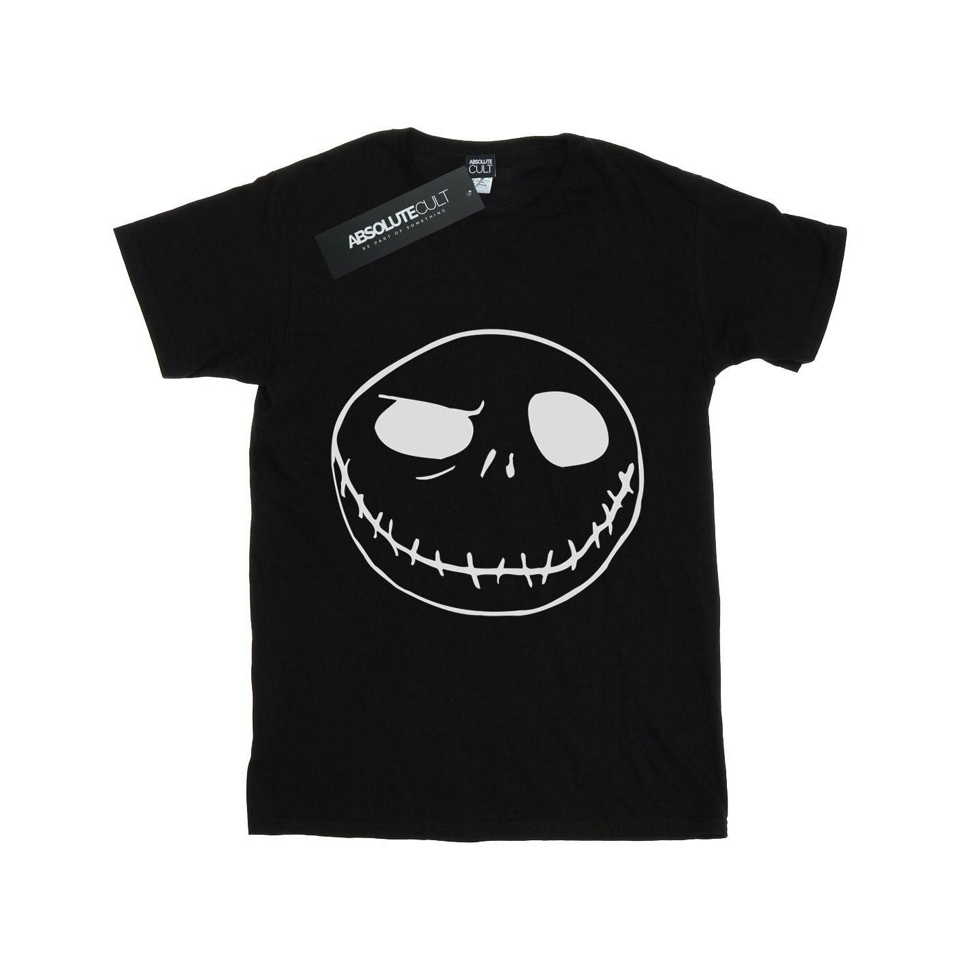 Image of Nightmare Before Christmas Jack's Big Face Tshirt Damen Schwarz XXL