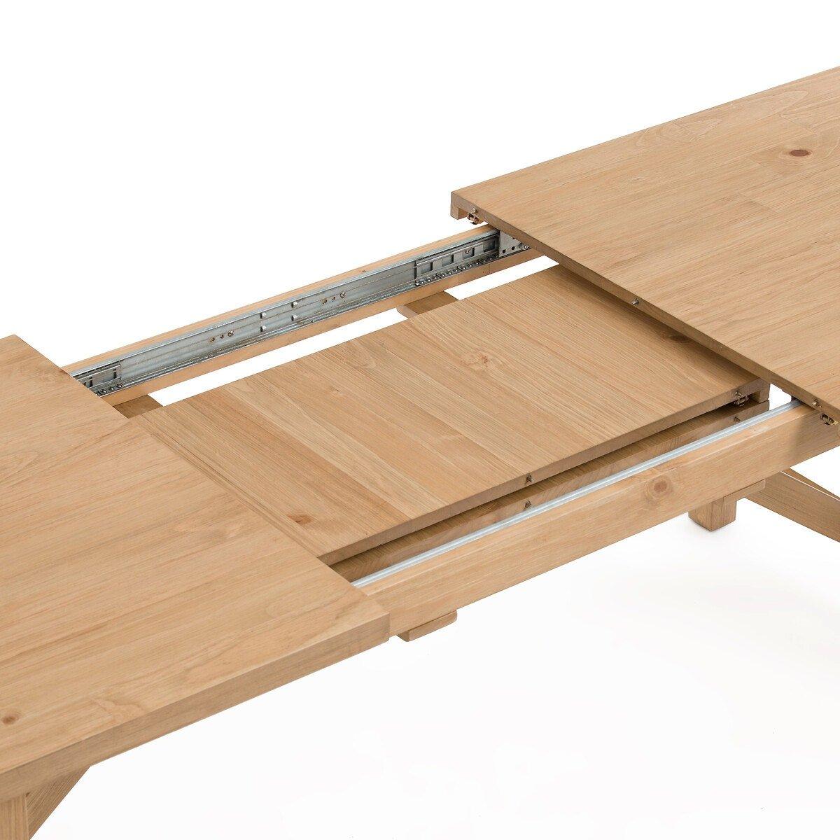 La Redoute Intérieurs Table à allonges 6/8 couverts en pin massif  