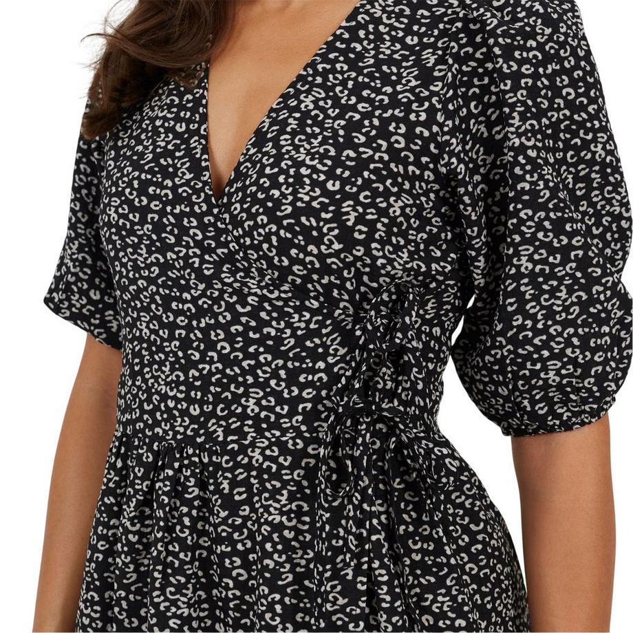 Brave Soul Robe Portefeuille Motiftyle Fleurs  