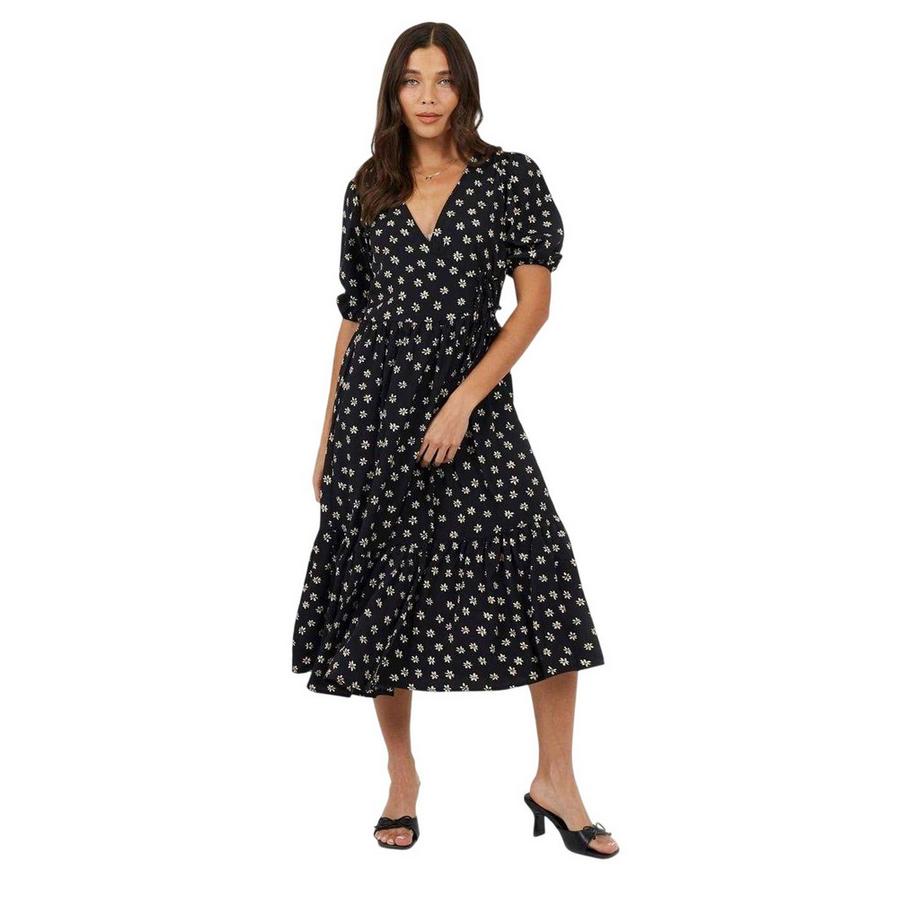 Brave Soul Robe Portefeuille Motiftyle Fleurs  