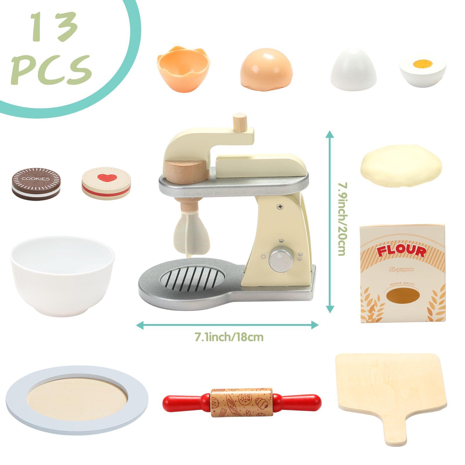 Activity-board  Mixeur cuisine pour enfants, accessoires de cuisine en bois, jouet mixeur pour jeux de rôle 