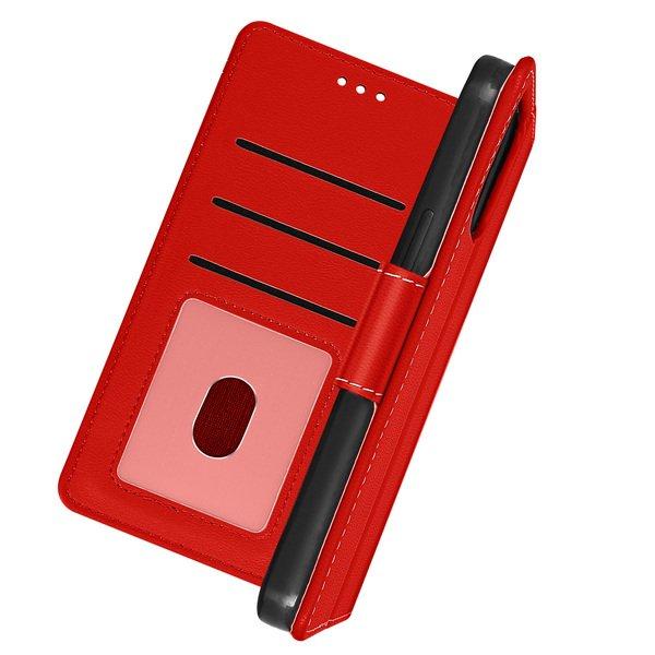Avizar  Étui iPhone 13 Portefeuille Rouge 
