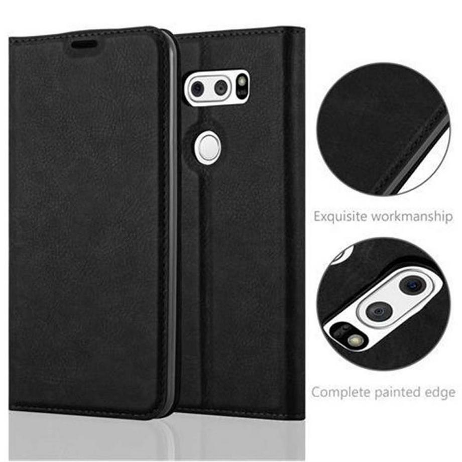 Cadorabo  Hülle für LG V30  V30+  V30S  V30S+ Magnetverschluss, Kartenfach 