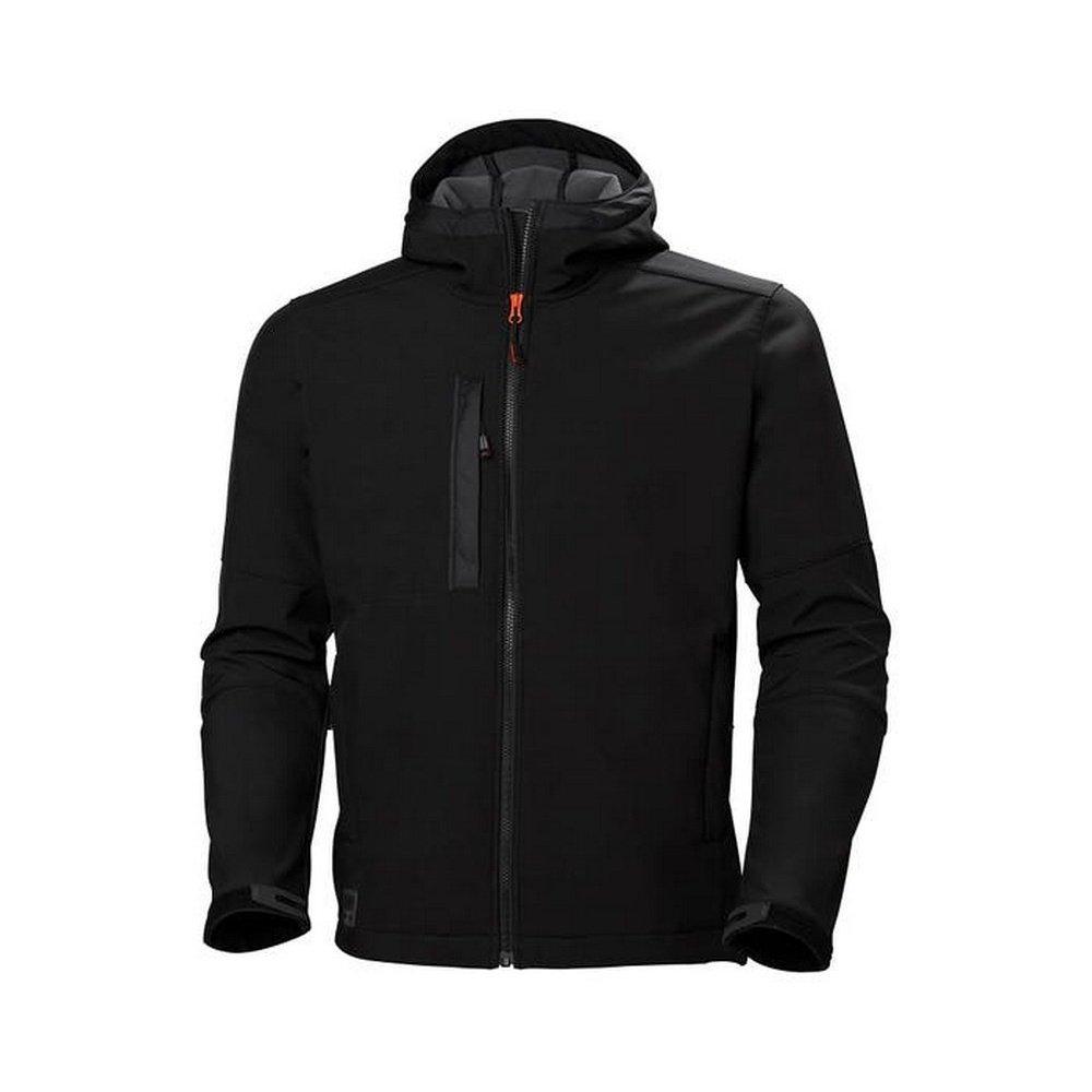 Image of "kensington" Softshelljacke, Mit Kapuze Herren Schwarz M