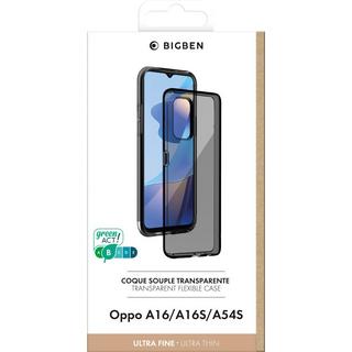 BigBen Connected  Coque Silisoft souple  Connected pour  A16/A16S/A54S 4G Noir transparent 