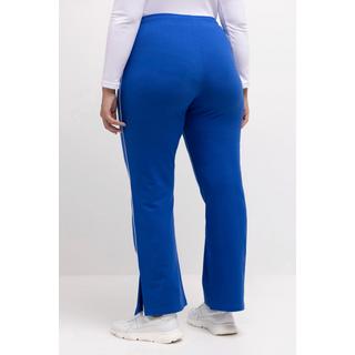 Ulla Popken  Pantaloni sportivi con spacchetto, pistagna, cintura elastica e cordino 