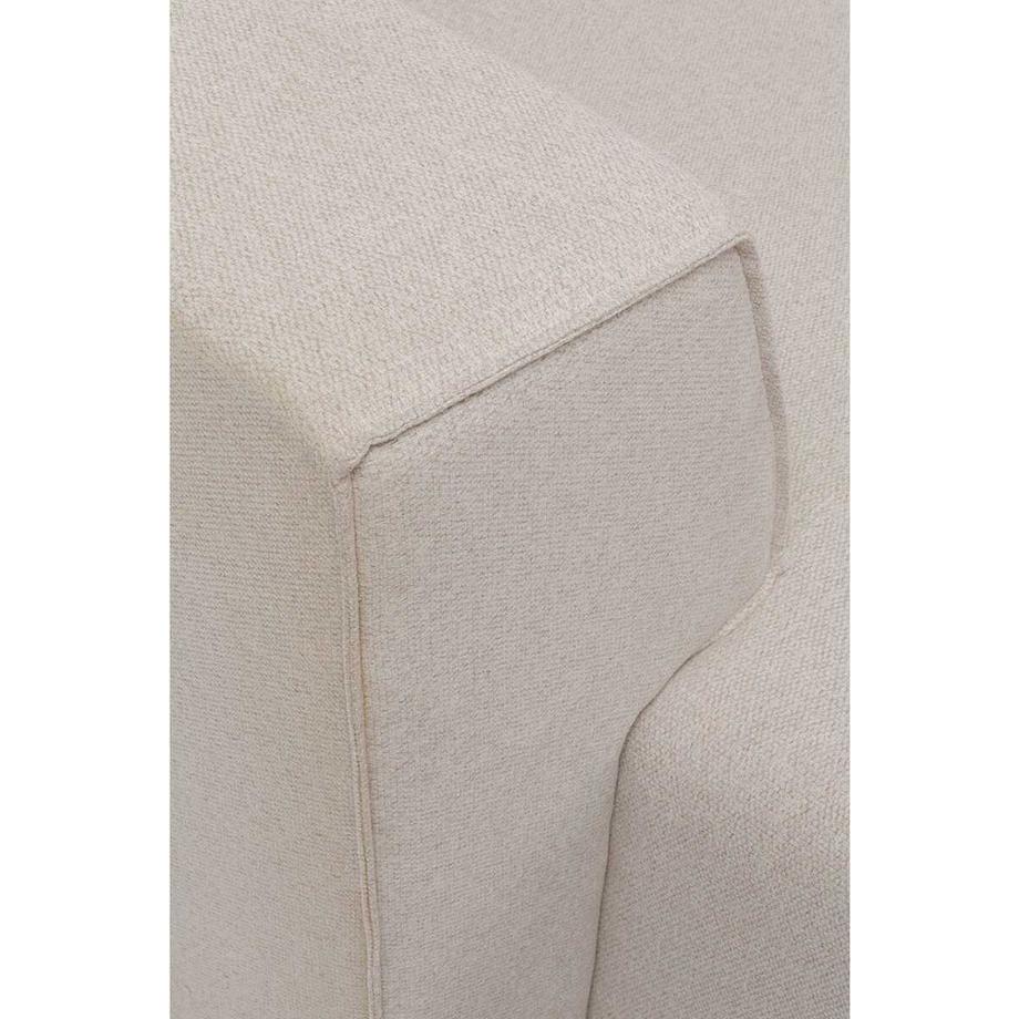 KARE Design Ecksofa Infinity Ottomane Creme Links  