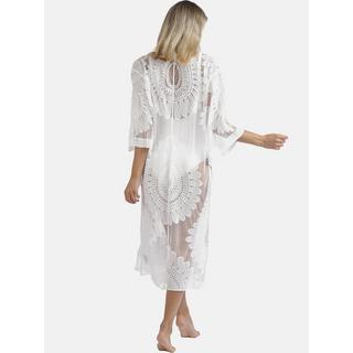 Admas  Caftan de plage mi-long Flower 