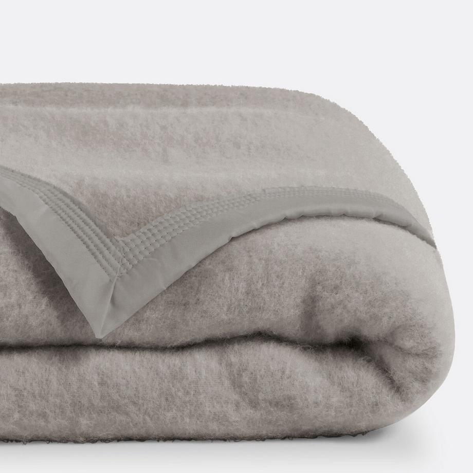 La Redoute Intérieurs Couverture laine vierge Woolmark 600 g/m²  