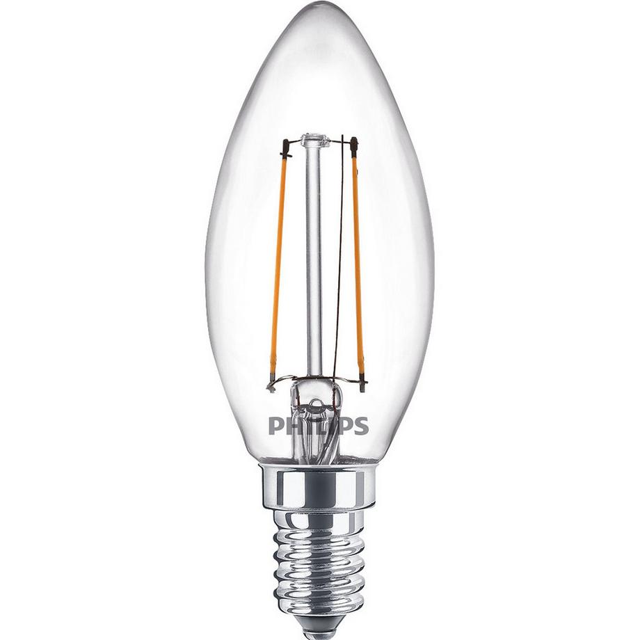 PHILIPS Pack de 2 LED E14 Couronne 2W (25W) Claire 250lm  