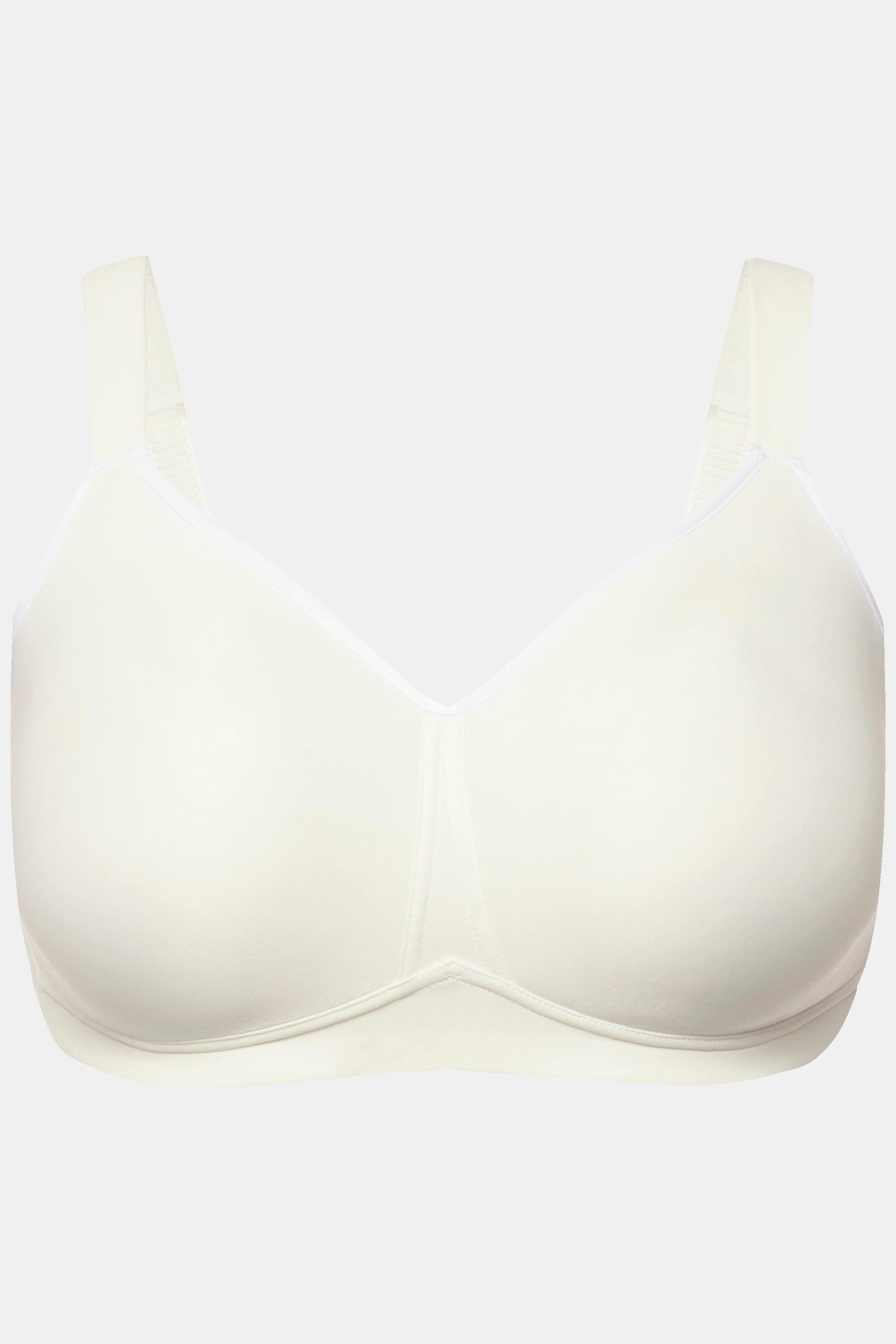 Ulla Popken  Reggiseno in microfibra senza ferretto con coppe in Spacer e coppa C-E 