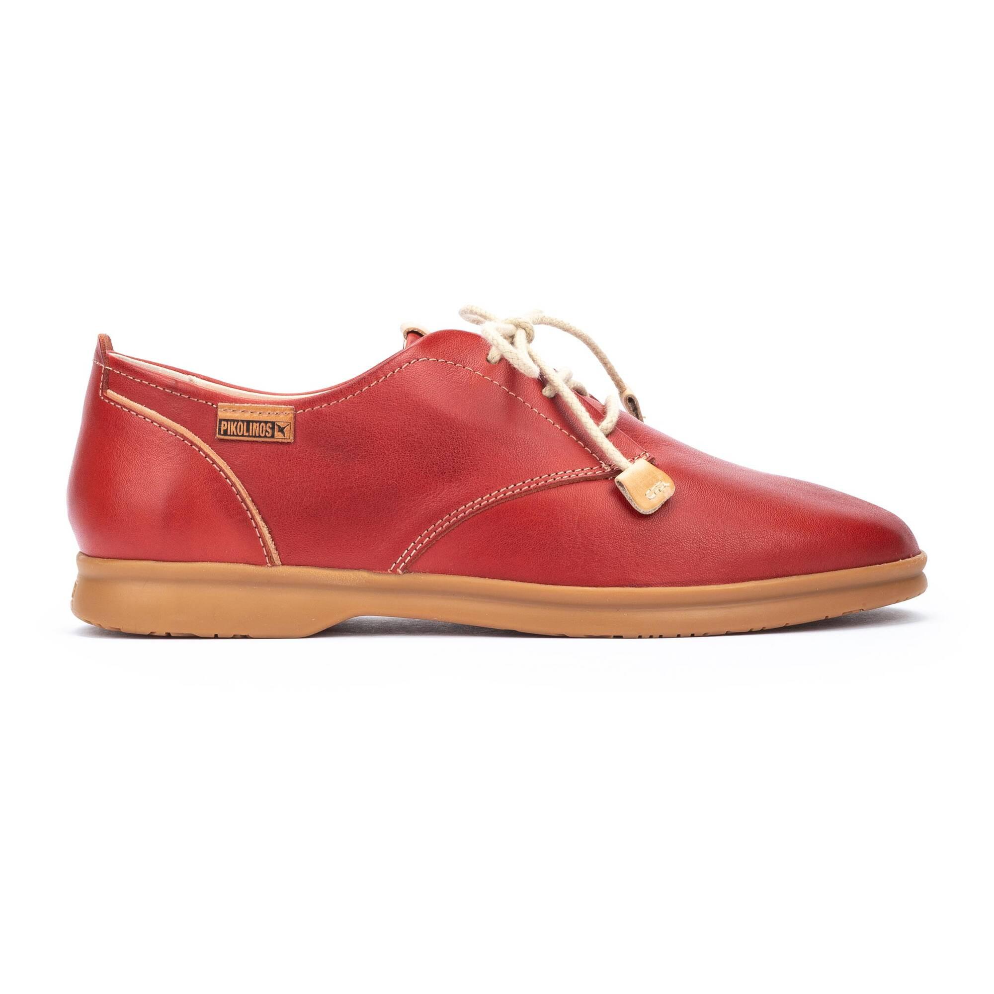 Image of Gandia - Leder Schnürschuh Unisex Rot 39