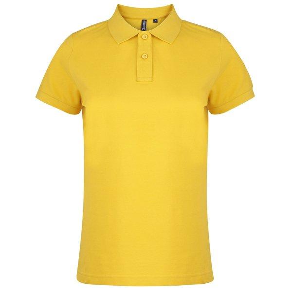Image of Poloshirt, Kurzarm Damen Gelb Bunt M