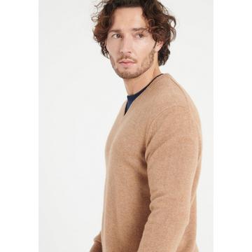 LUKE 13 Maglione con scollo a V 4 strati - 100% cashmere