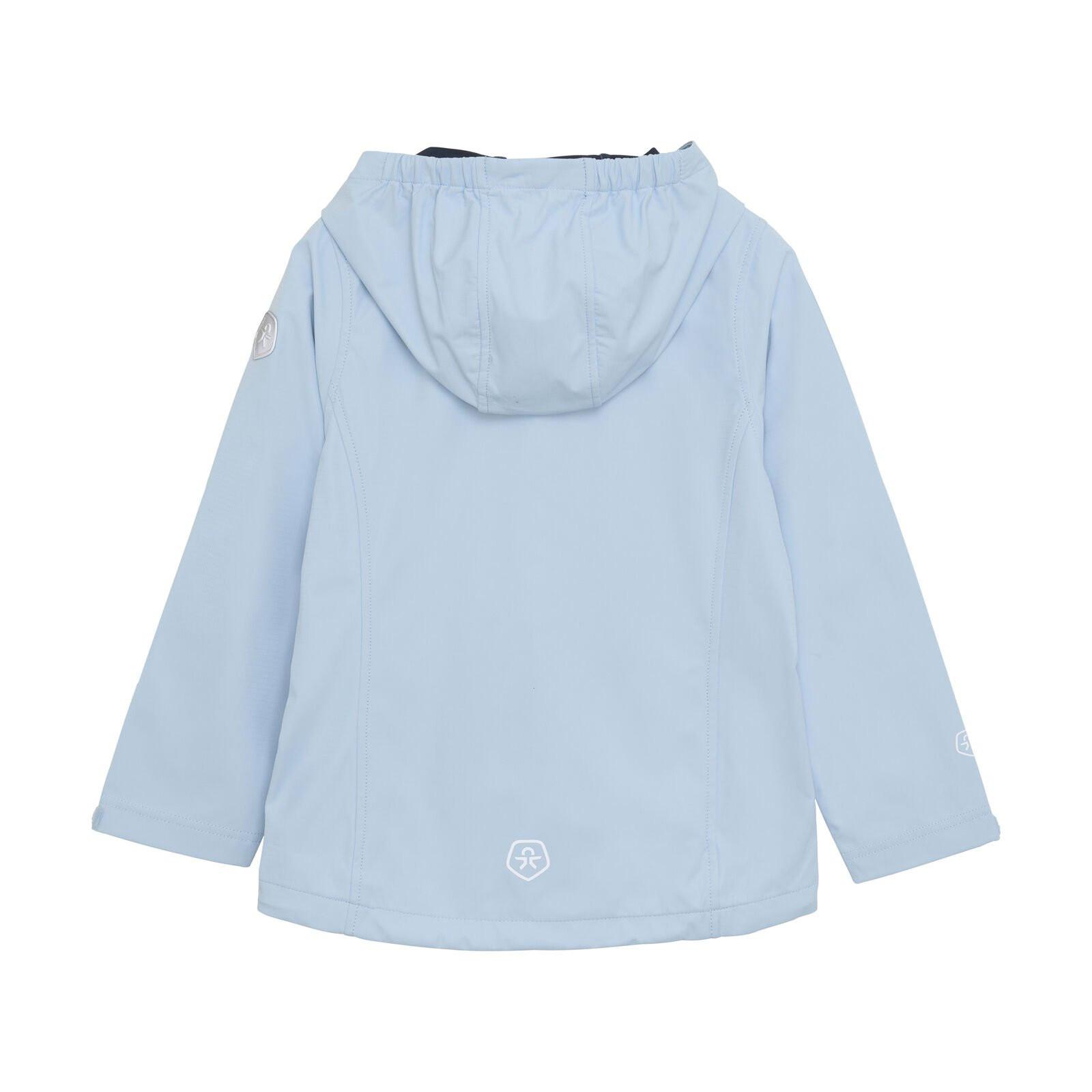 Color Kids  Softshelljacke light weight clear sky 