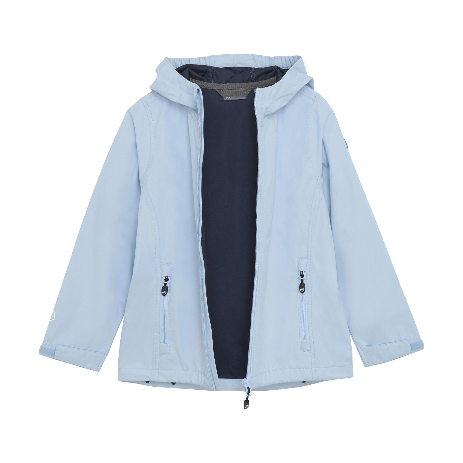 Color Kids  Softshelljacke light weight clear sky 