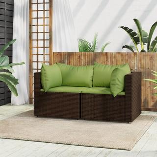 VidaXL Ecksofa poly-rattan  