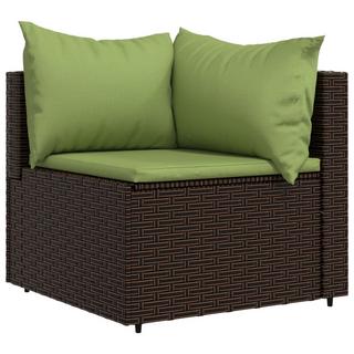 VidaXL Ecksofa poly-rattan  