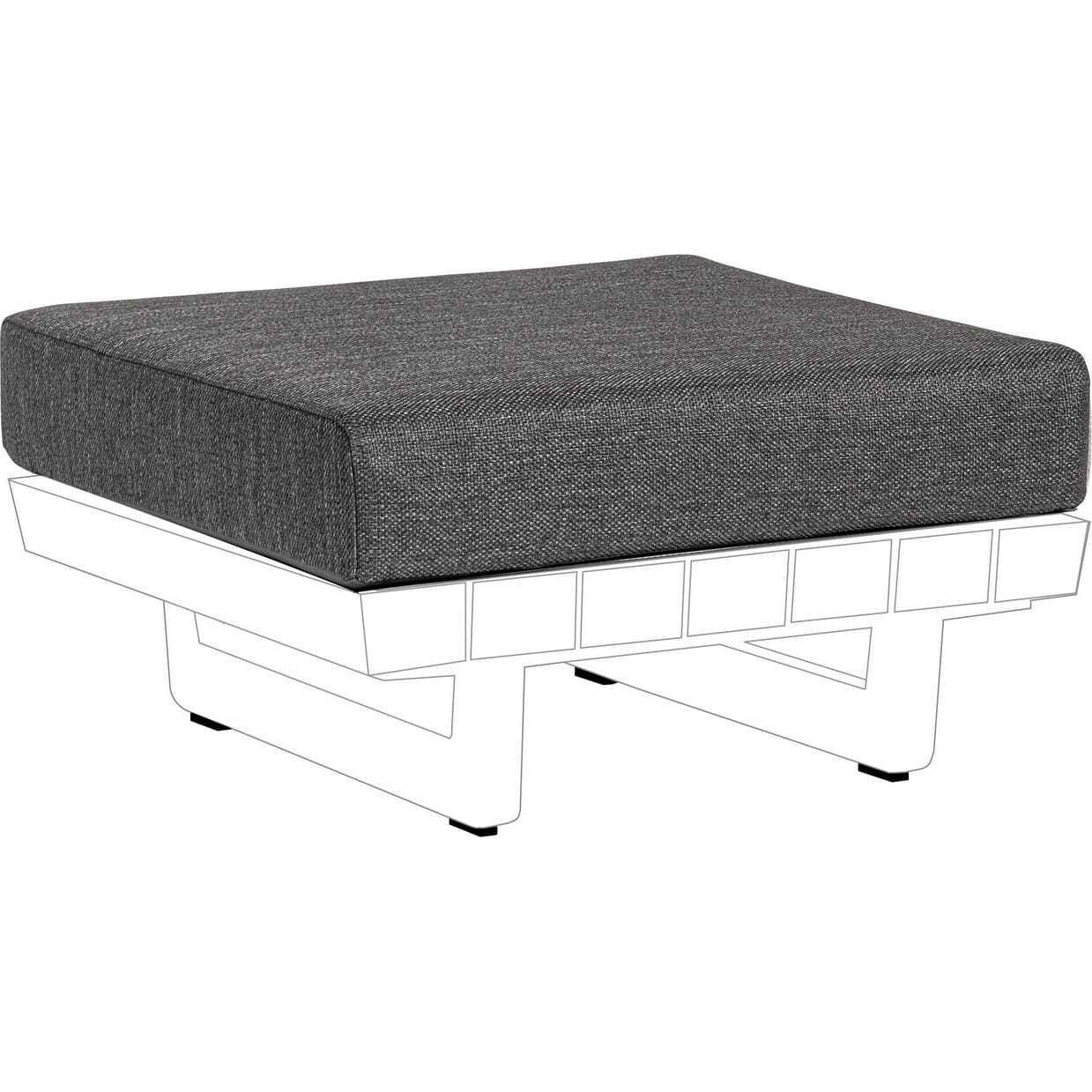 Image of Outdoor Kissen Ottoman Infinity anthrazit Outdoor Kissen Ottoman Infinity anthrazit