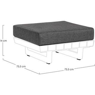 mutoni Outdoor Kissen Ottoman Infinity anthrazit  