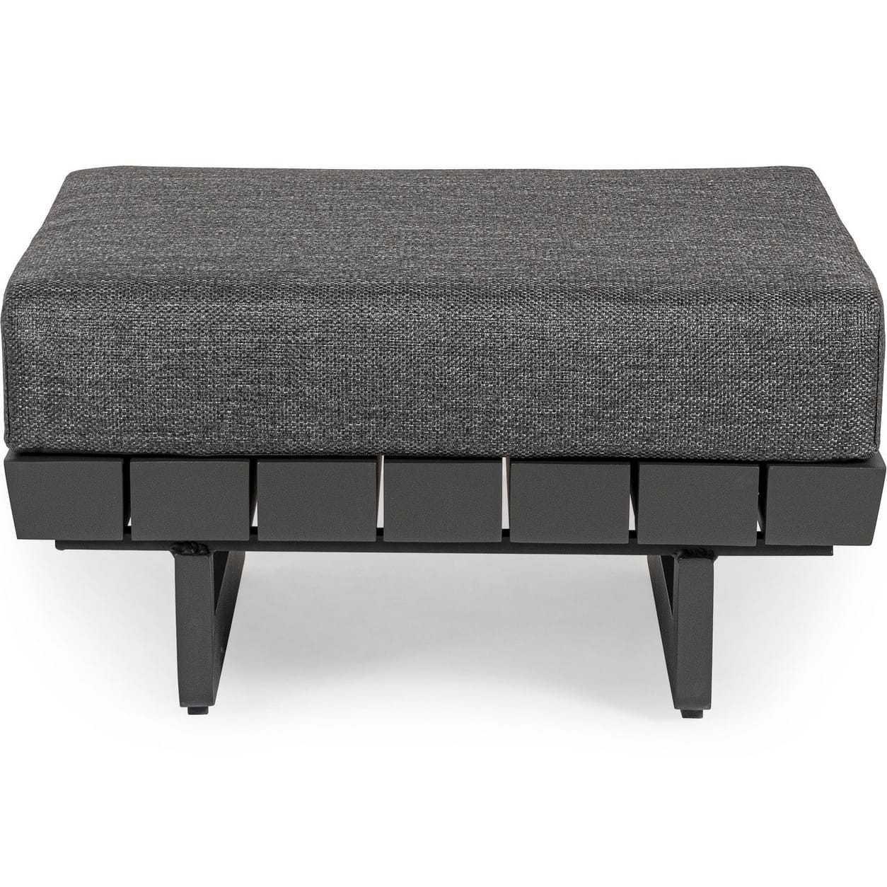 mutoni Cuscino da esterno Pouf Infinity antracite  