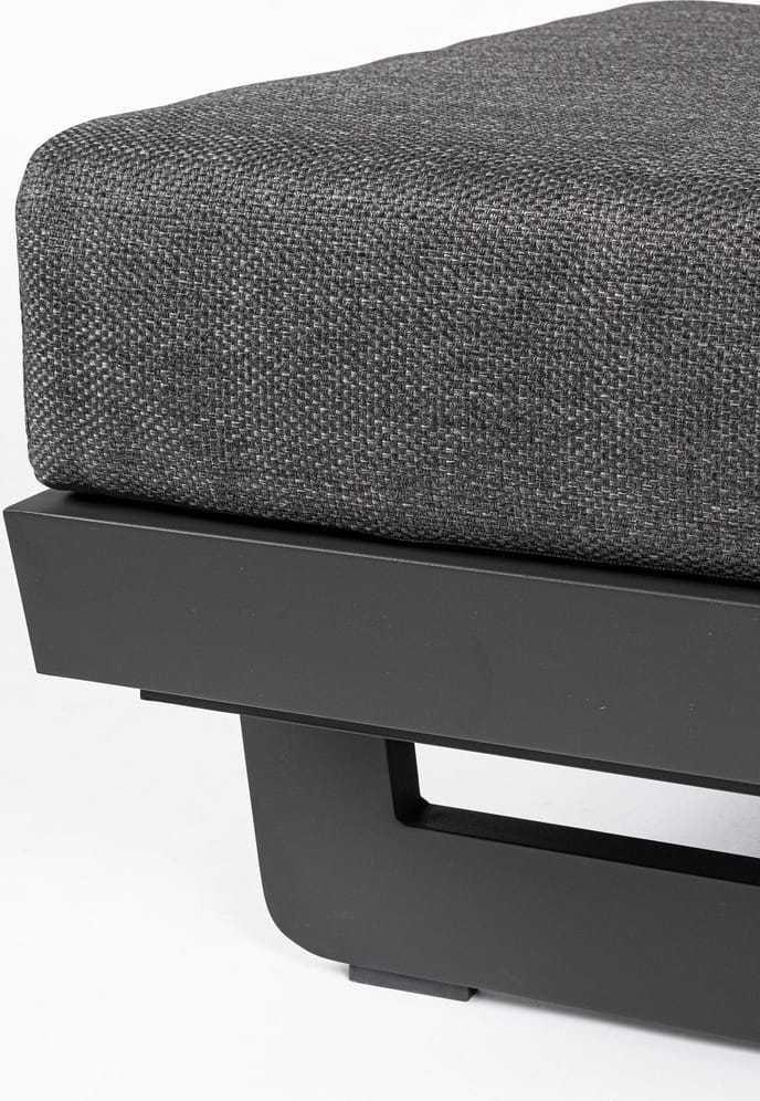 mutoni Cuscino da esterno Pouf Infinity antracite  